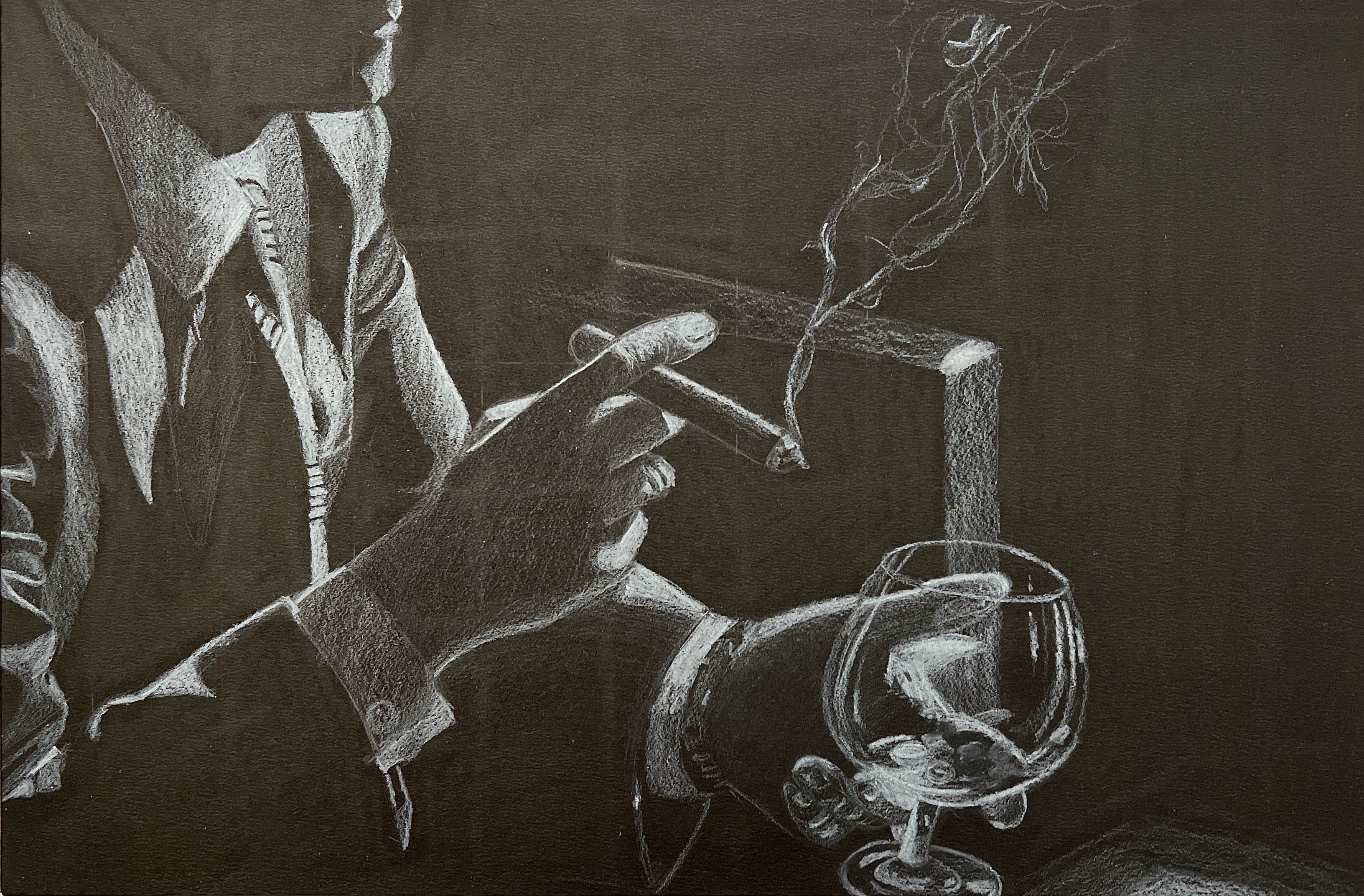 BLACK AND WHITE (Original Painting)