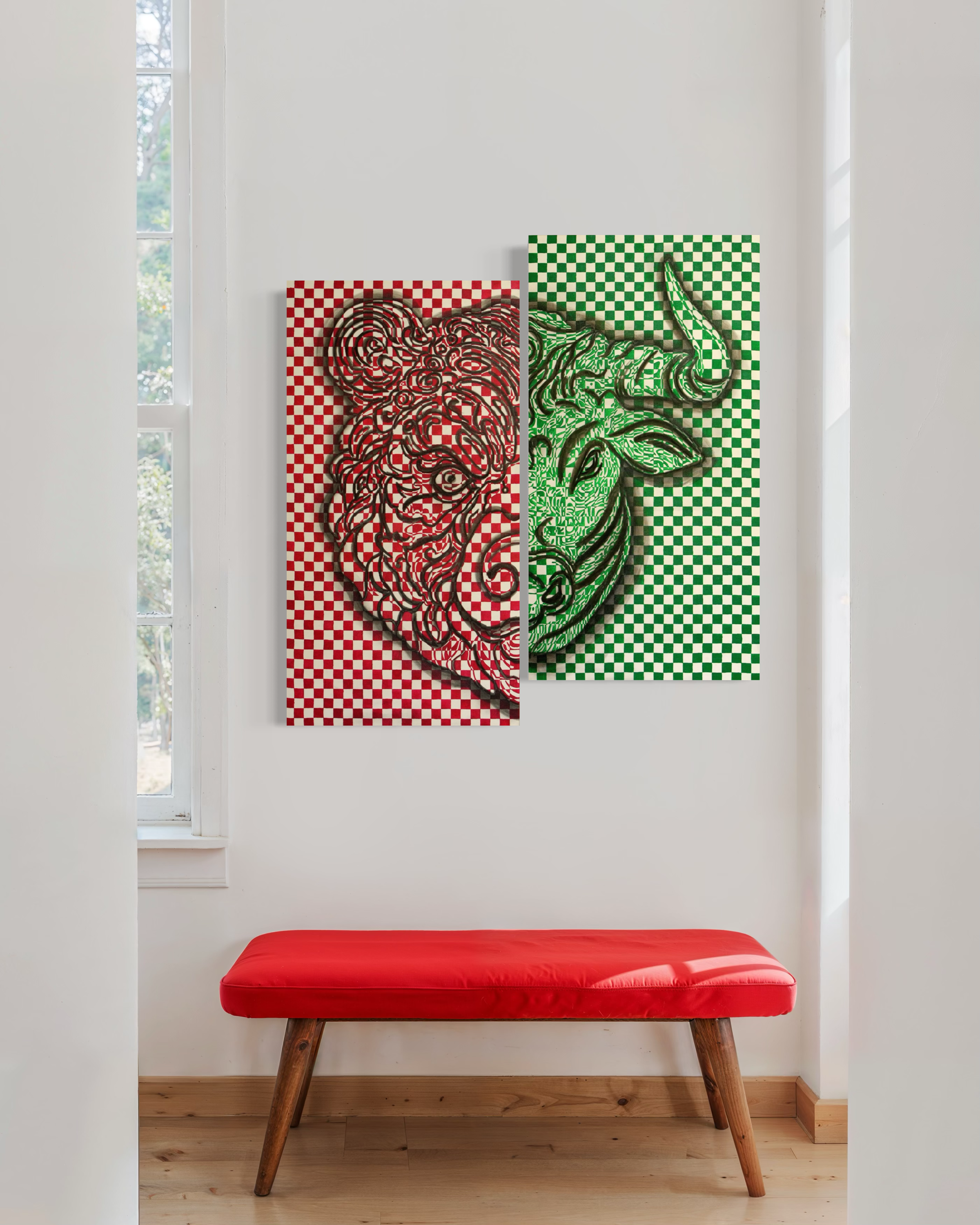 MARKET PULSE - THE PUSH AND THE PULL (Original Painting)