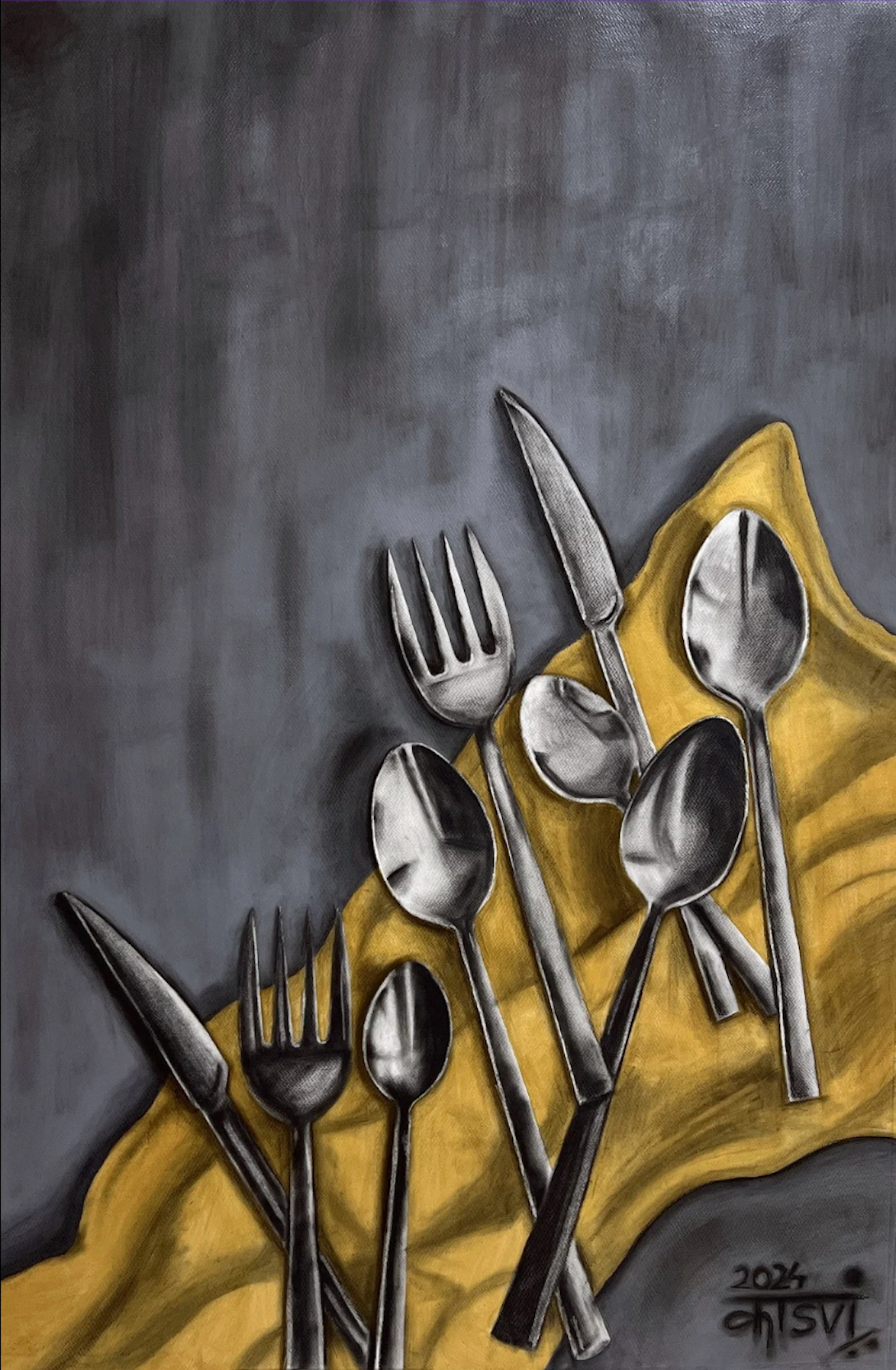 BALANCING ACT (Original Painting)